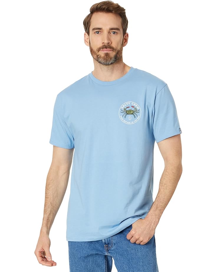 Футболка Salty Crew Blue Crabber Premium, цвет Marine Blue футболка swing crew marine layer цвет skipper blue stripe