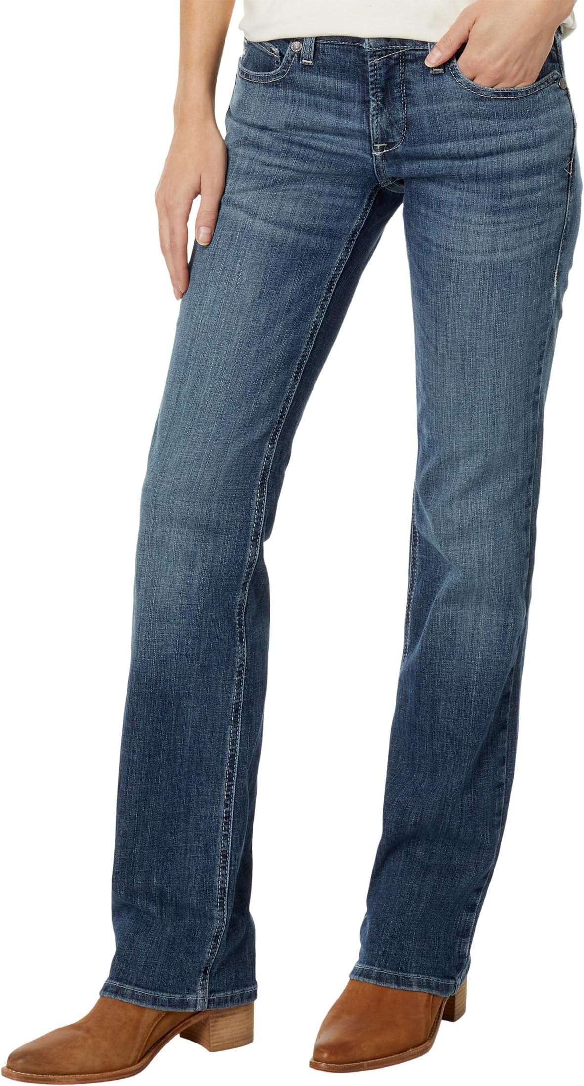 Джинсы R.E.A.L. Perfect Rise Madyson Straight Jeans in Arkansas Ariat, цвет Arkansas holubar arkansas