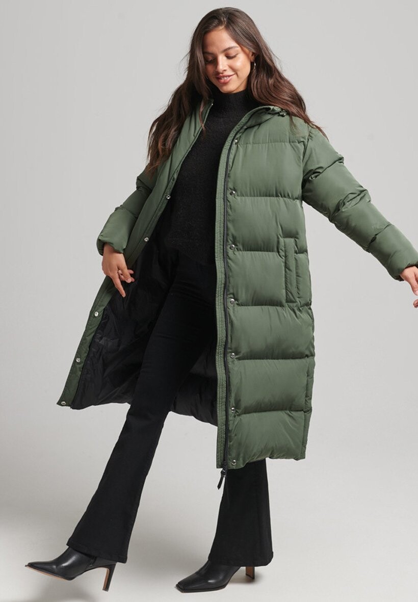 

Зимнее пальто Superdry, Серый