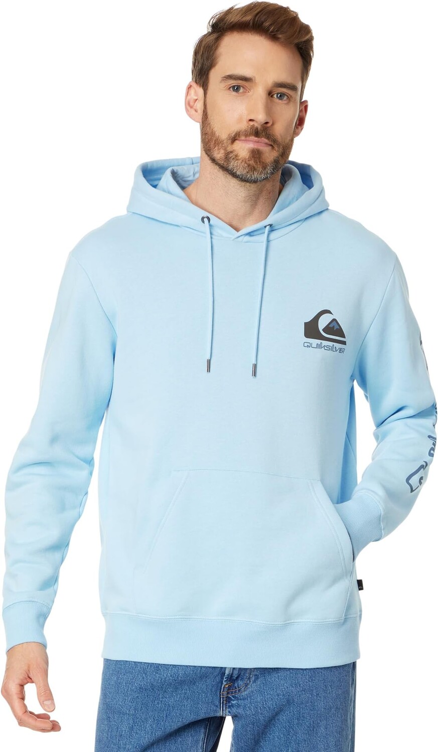 

Толстовка с капюшоном и логотипом Omni Quiksilver, цвет Clear Sky