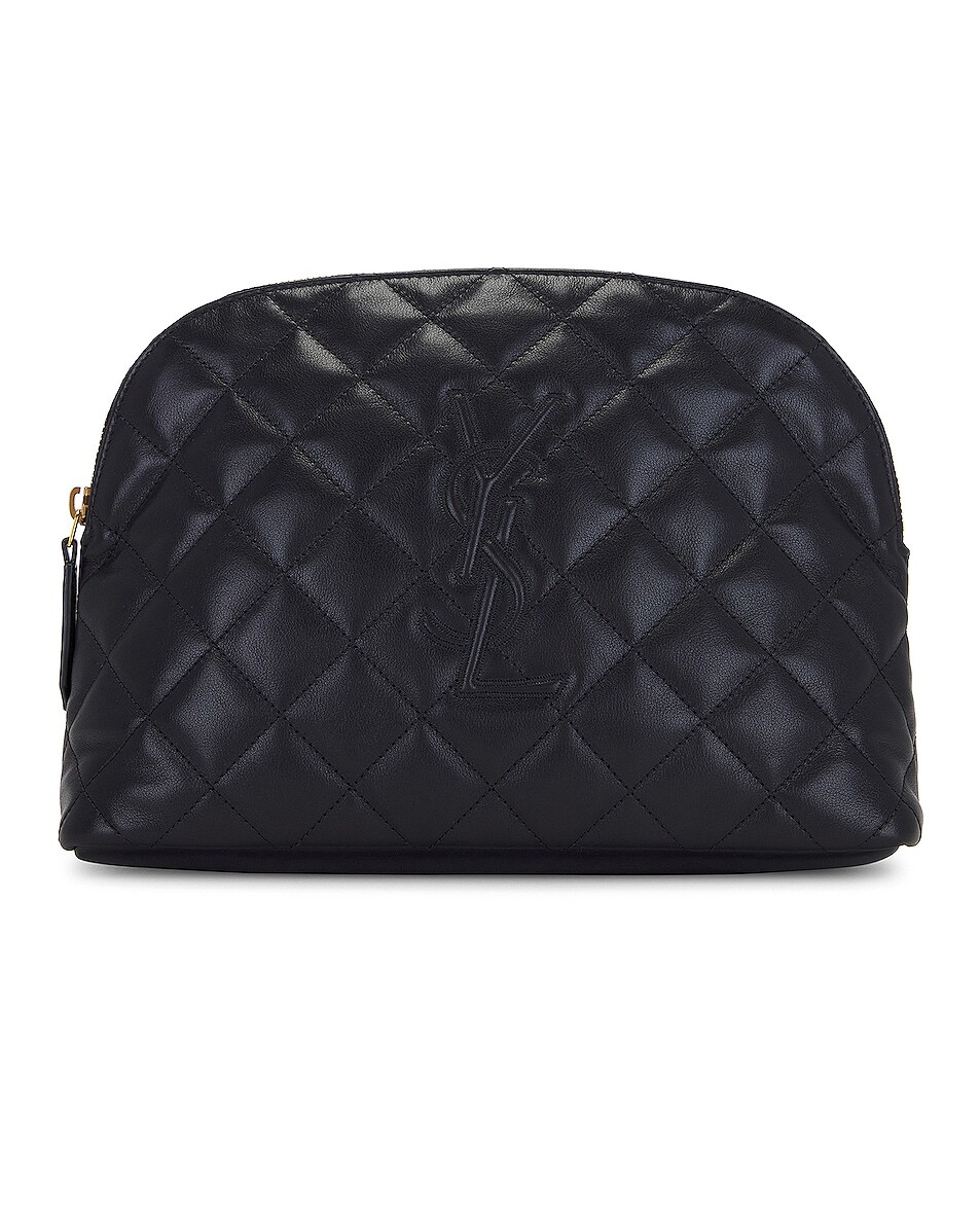 

Сумка Saint Laurent Es Cosmetic Pouch, неро