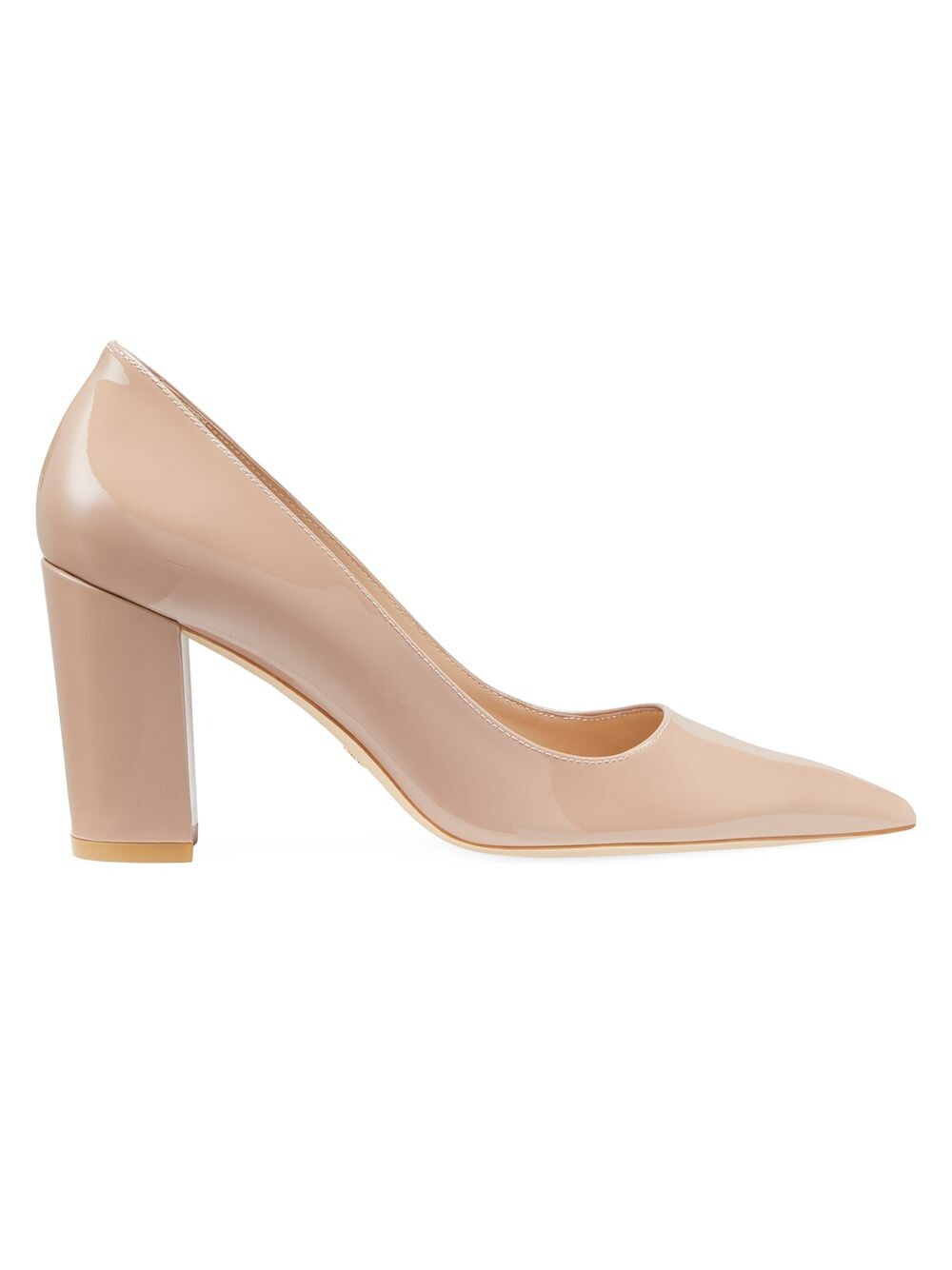 

Кожаные туфли-лодочки Stuart 85MM на блочном каблуке Stuart Weitzman