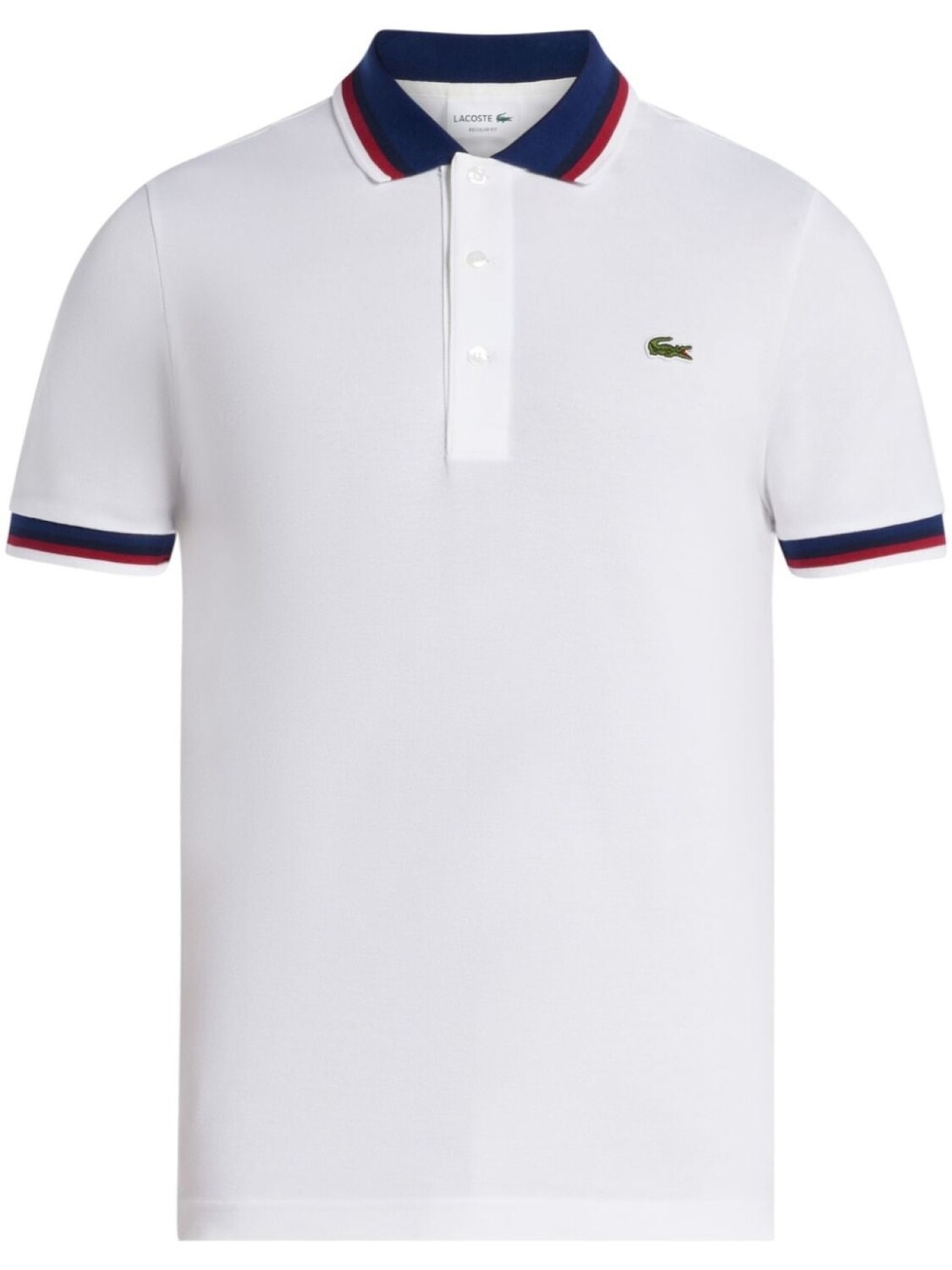 

Lacoste рубашка поло с вышитым логотипом, белый