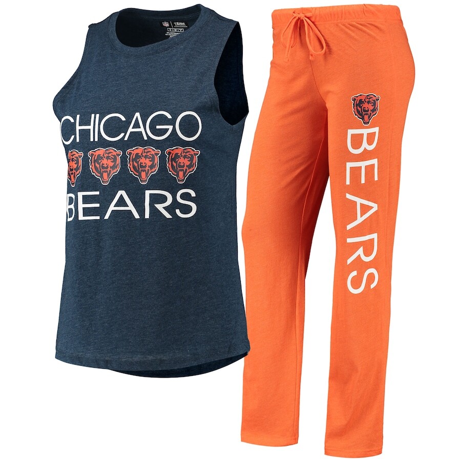 

Пижамный комплект Concepts Sport Chicago Bears, оранжевый