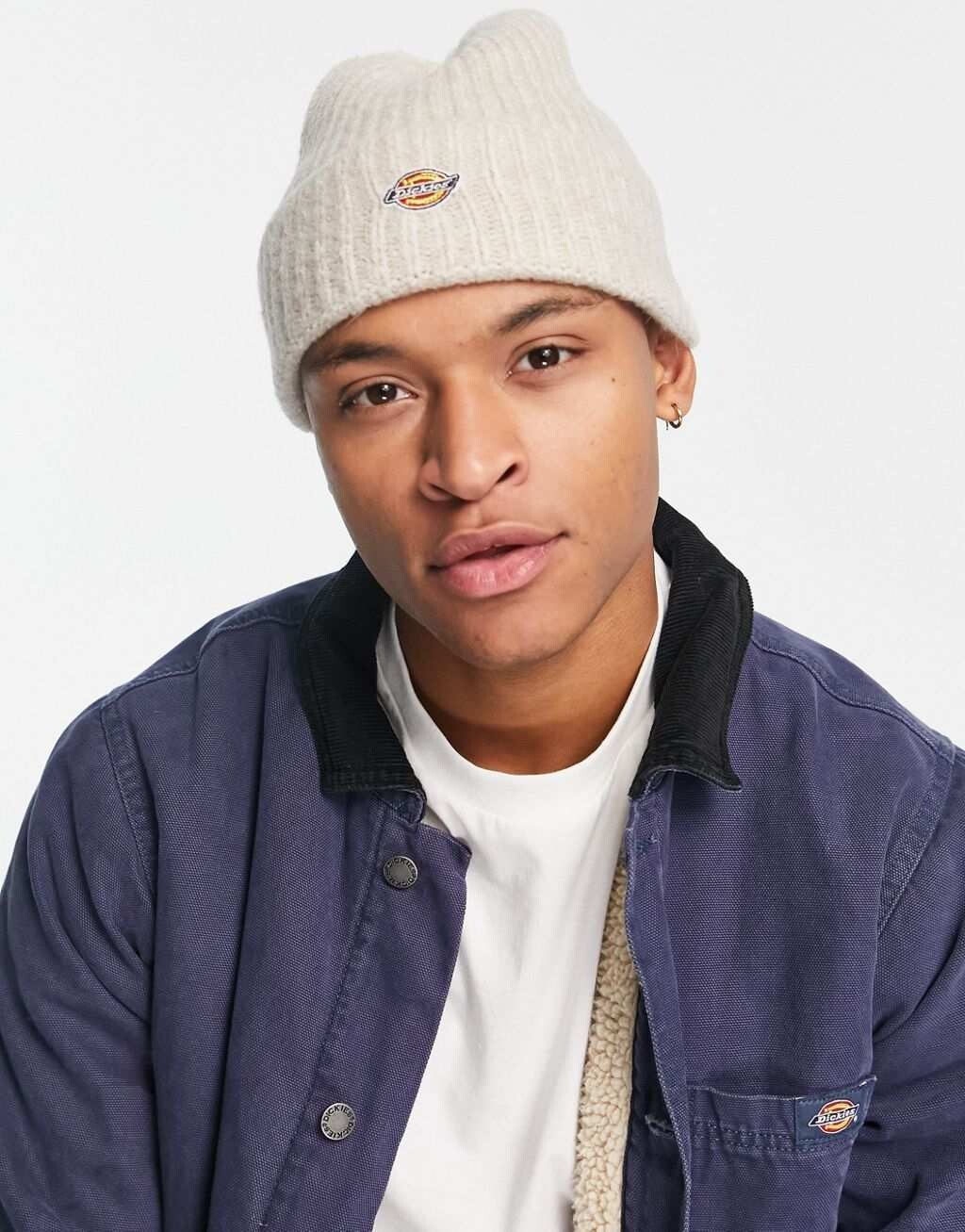 

Бежевая шапка в рубчик Dickies Chalkville