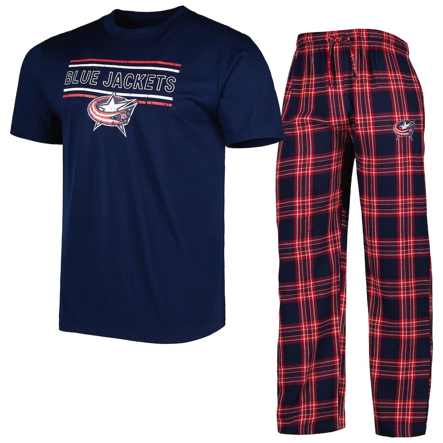 

Пижамный комплект Concepts Sport Columbus Blue Jackets, нави