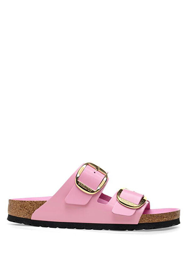 

Женские кожаные тапочки Arizona с большой пряжкой Birkenstock, розовый