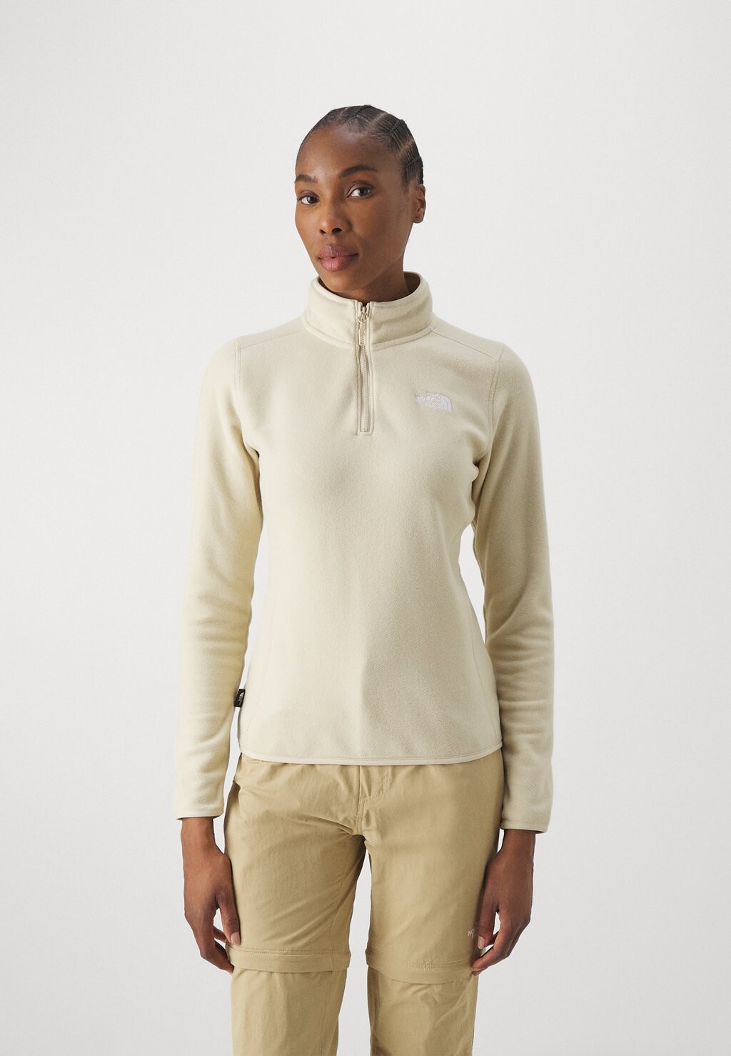 

Флисовый свитер GLACIER ZIP The North Face, цвет gravel