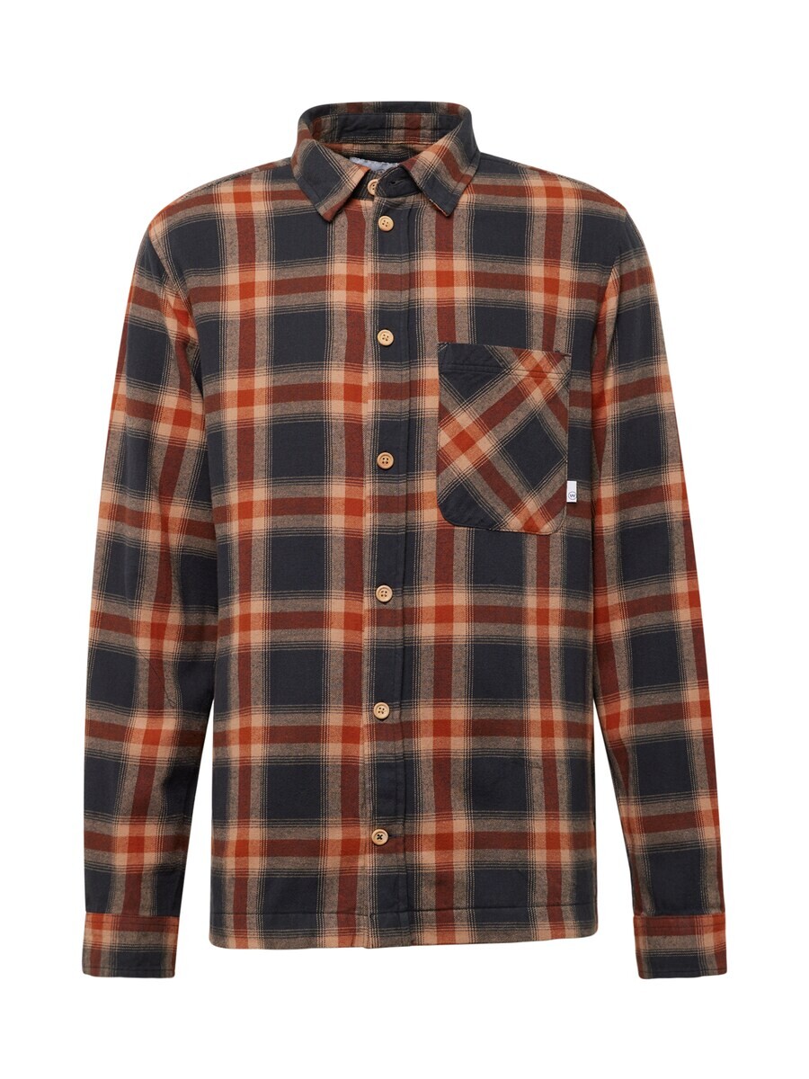 

Рубашка Kronstadt Regular fit Button Up Ramon, цвет Rusty red/Pastel red