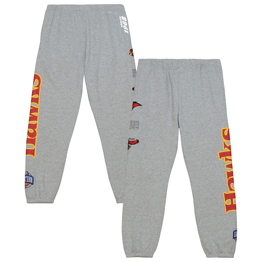 

Спортивные брюки Mitchell & Ness Atlanta Hawks, серый