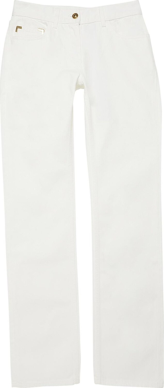 

Джинсы Palm Angels Monogram Embossed 'Off White', белый