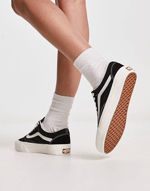 

Черно-белые кроссовки премиум-класса Vans Old Skool vr3