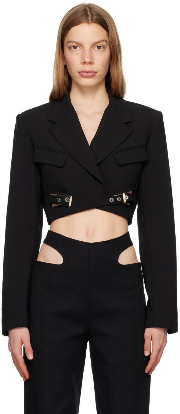 

Черный пиджак интерлок Dion Lee
