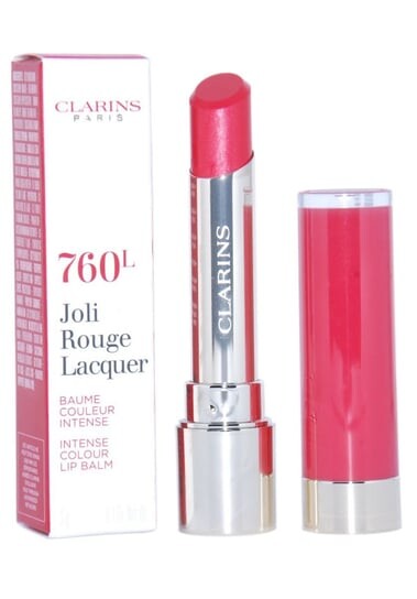 Помада 760L Pink Cranberry, 3 г Clarins, Joli Rouge Lacquer