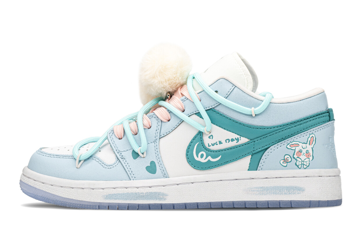 

Jordan Air Jordan 1 винтажные баскетбольные кроссовки женские, Blue/White