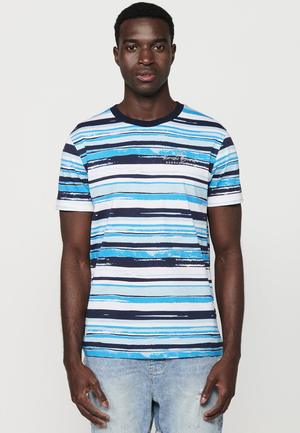

Футболка с принтом SHORT SLEEVE Koroshi, цвет azul blue