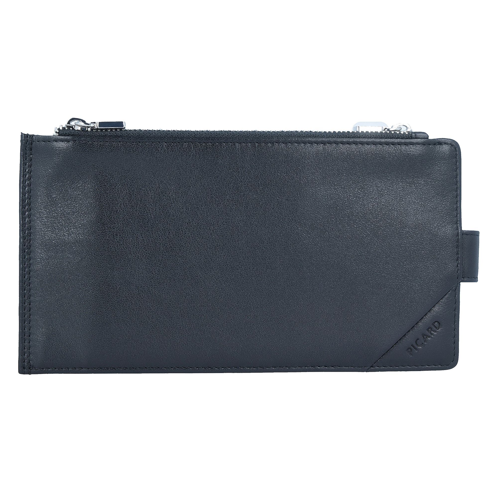 Кошелек PICARD Soft Safe Kreditkartenetui RFID Leder 19 см, черный