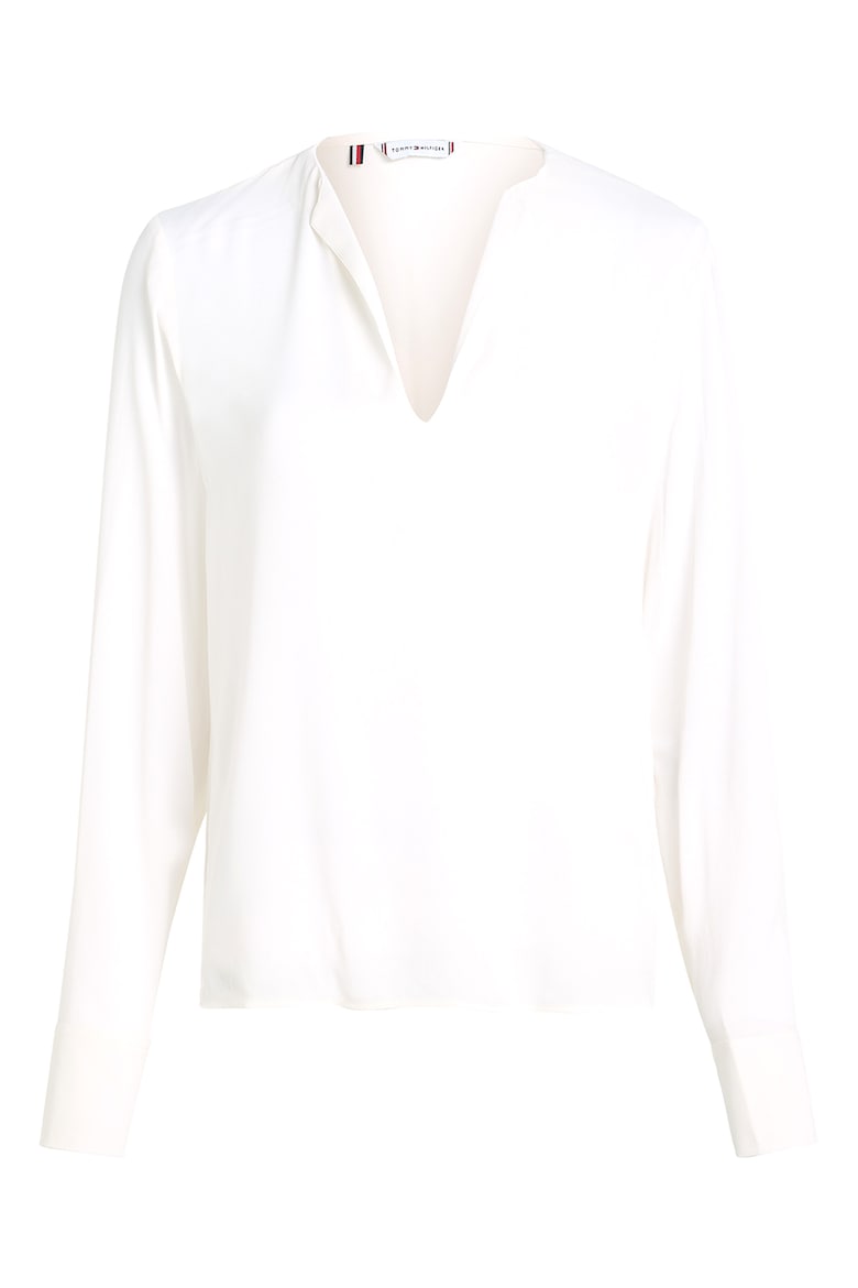 Свободная блузка с заостренным воротником Tommy Hilfiger, белый