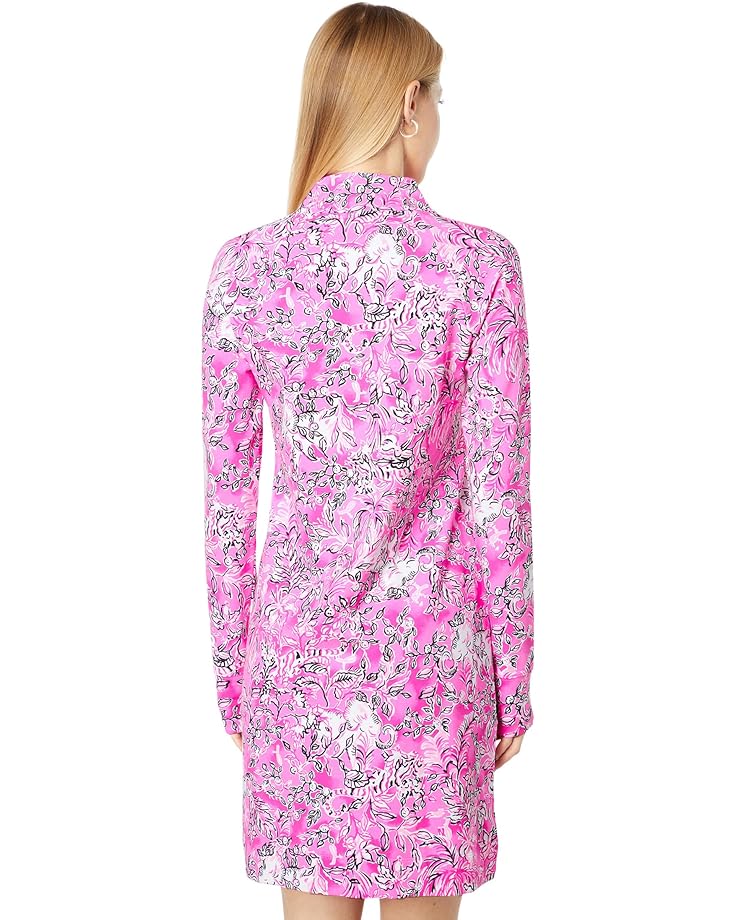 Платье Lilly Pulitzer UPF 50+ Cassi Dress, цвет Plumeria Pink/Purposefully Pink платье lilly pulitzer jolena dress upf 50 цвет multi sunshine jungle