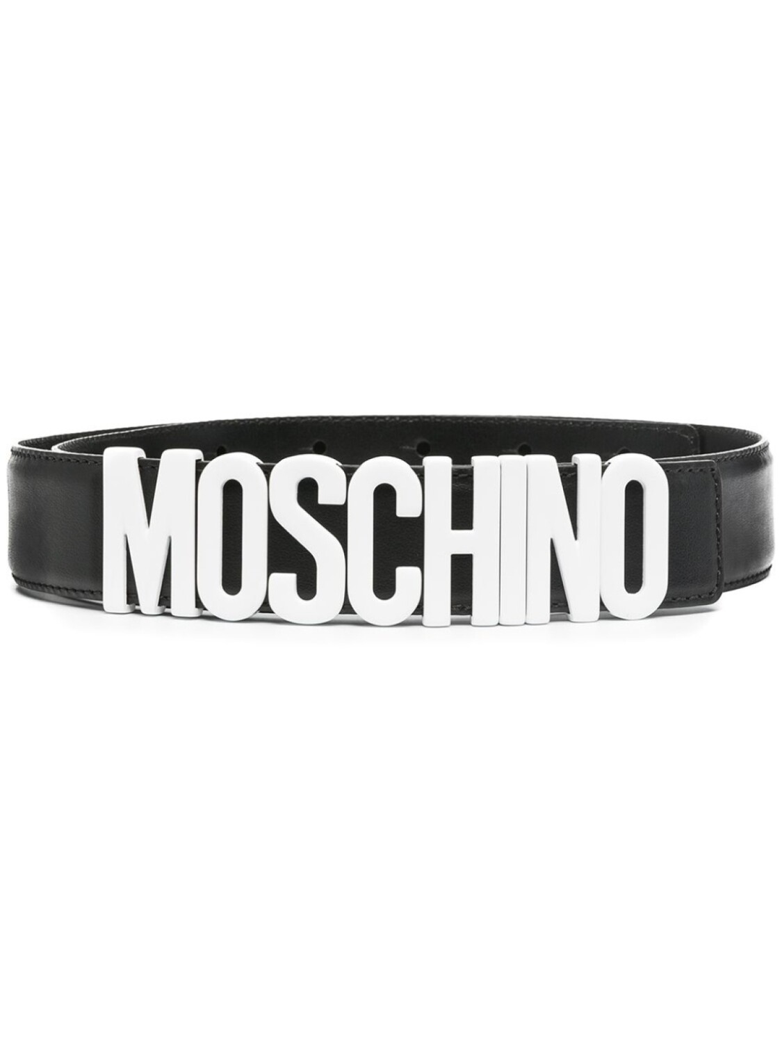 

Moschino ремень с пряжкой-логотипом, черный