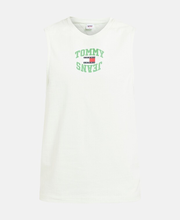 

Майка Tommy Jeans, цвет Wool White