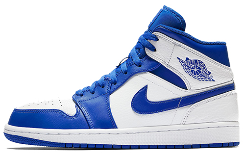 

Nike Air Jordan 1 Mid Hyper Royal белый/синий