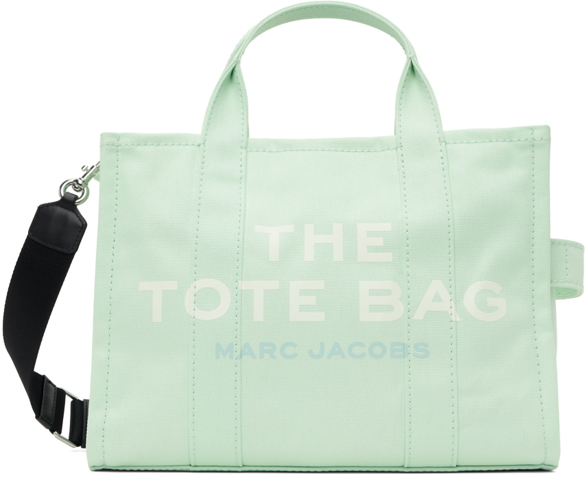 Маленькая зеленая сумка-тоут 'The Tote Bag' Marc Jacobs