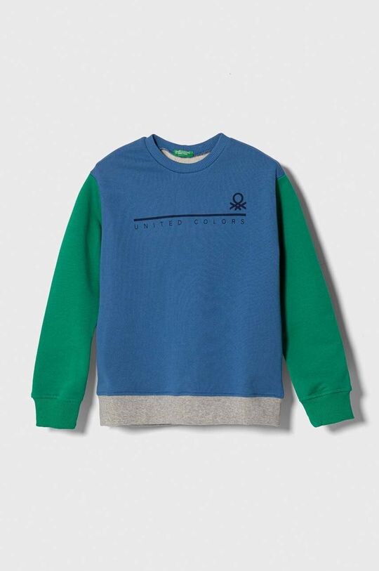 

United Colors of Benetton Детская хлопковая толстовка, синий