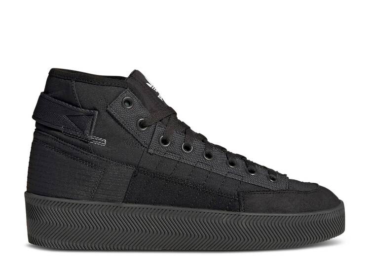 

Кроссовки Adidas PARLEY X NIZZA HIGH 'CARBON BLACK', карбоновый