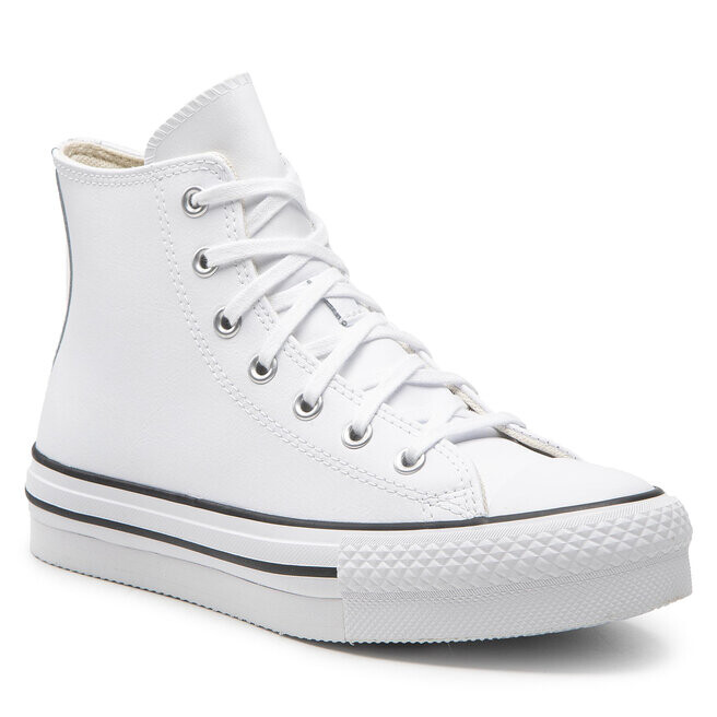 

Кеды Converse Ctas Eva Lift Hi A02486C White/Natural Ivory/Black, белый