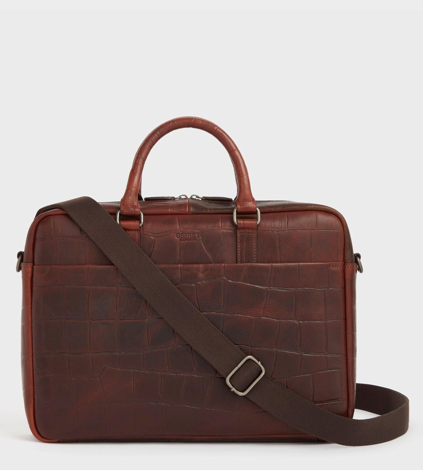 

Кожаная сумка для ноутбука Brixton OSPREY LONDON, коричневый