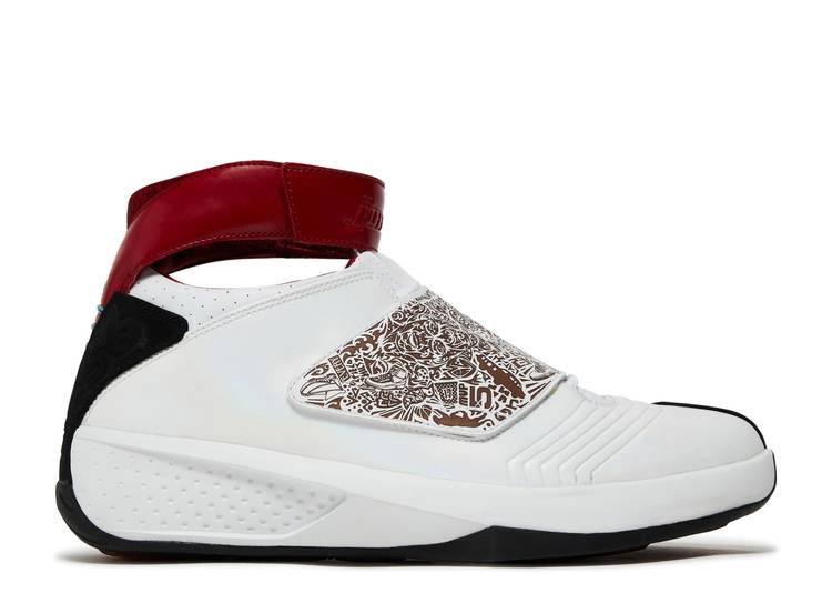 AIR JORDAN 20 OG WHITE VARSITY RED CDEK.Shopping