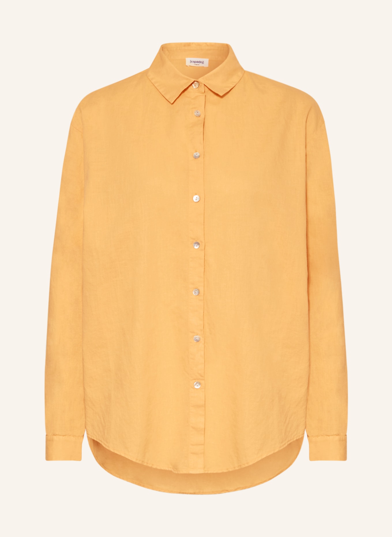 Блуза рубашка espadrij l'originale EVE mit Leinen, оранжевый