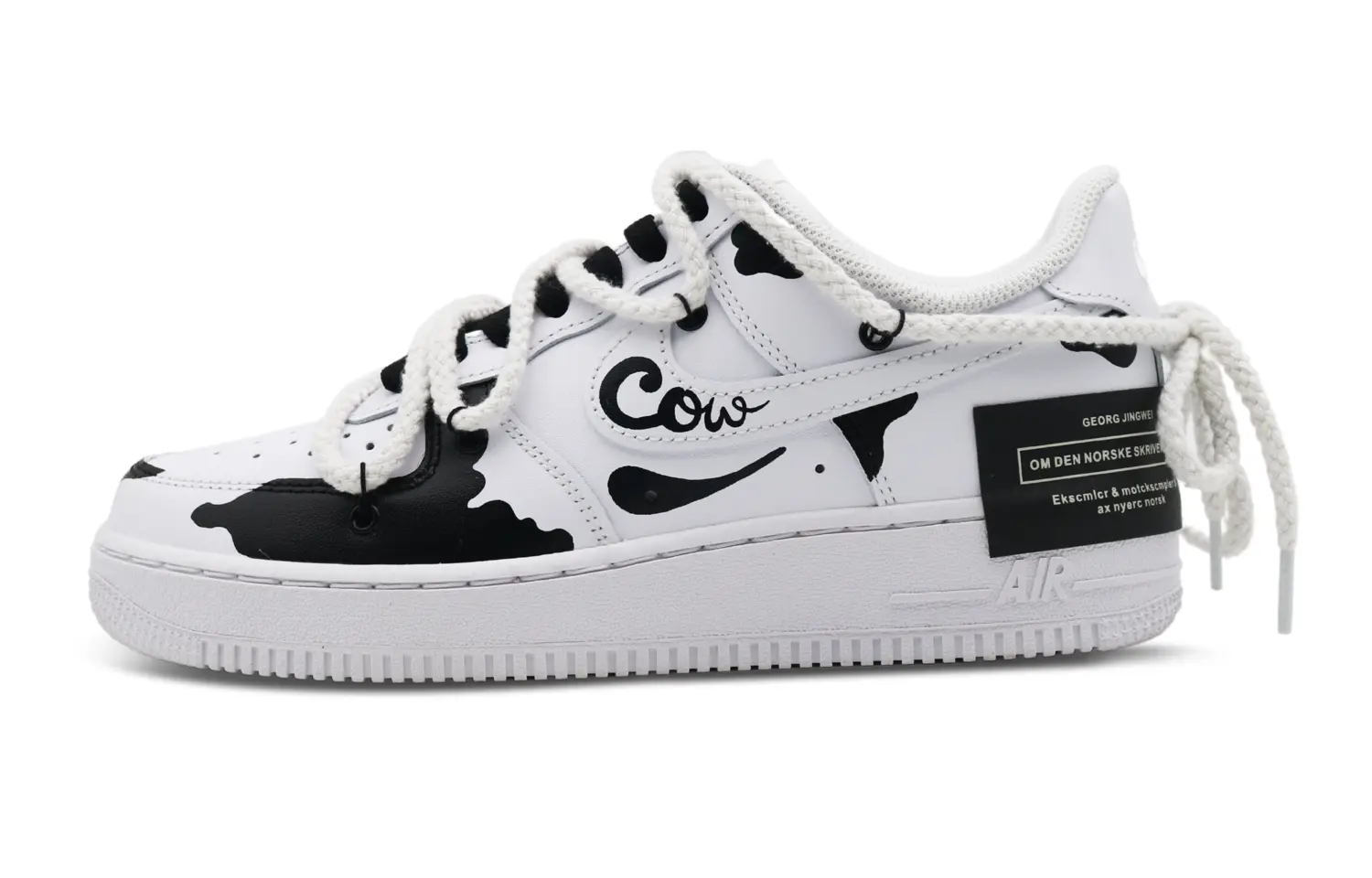 

Кроссовки для скейтбординга Air Force 1 мужские с низким верхом белого цвета Nike