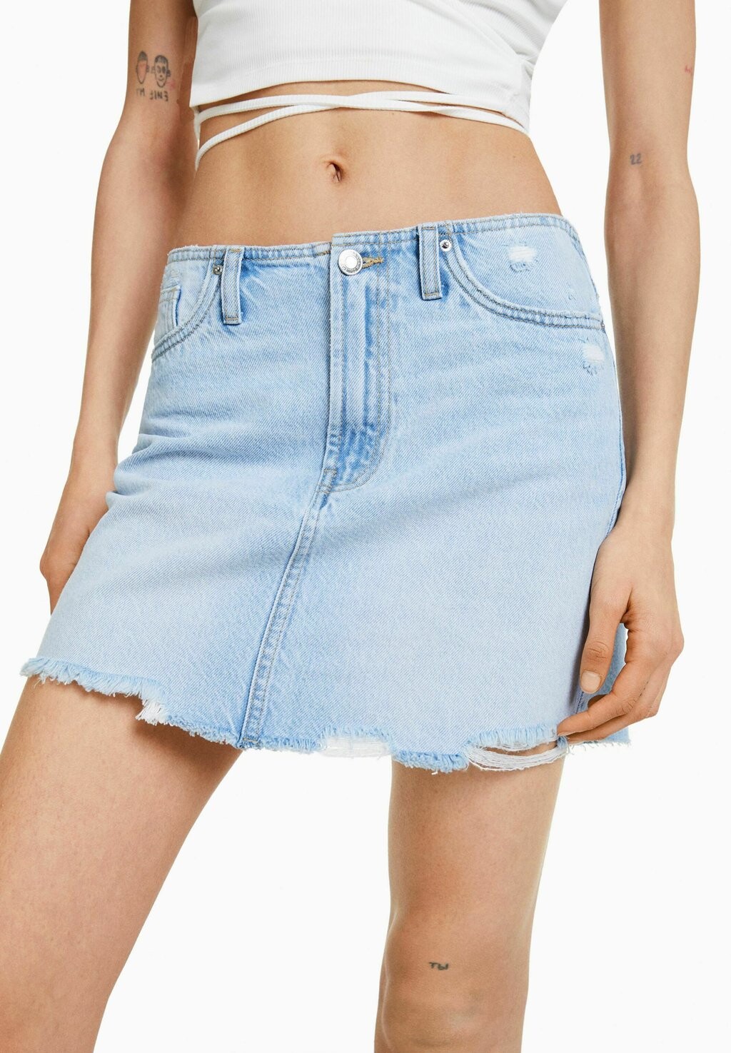 

Джинсовая юбка Bershka
