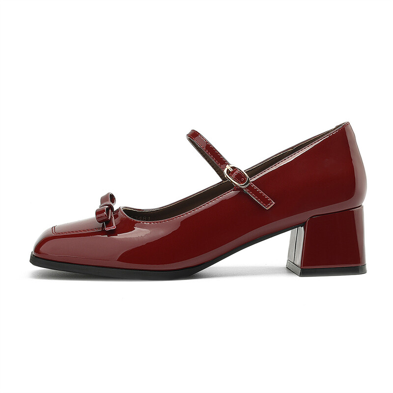 

Туфли женские на высоком каблуке Josiny, цвет Burgundy (glossy)
