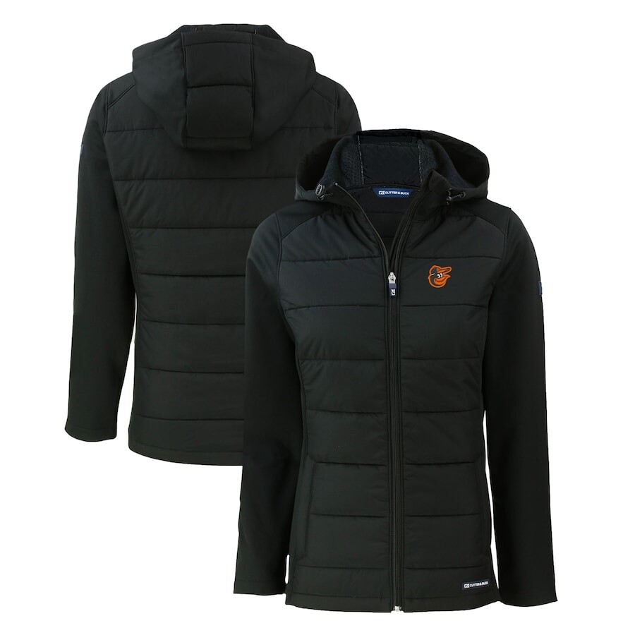 

Толстовка на молнии Cutter & Buck Baltimore Orioles, черный
