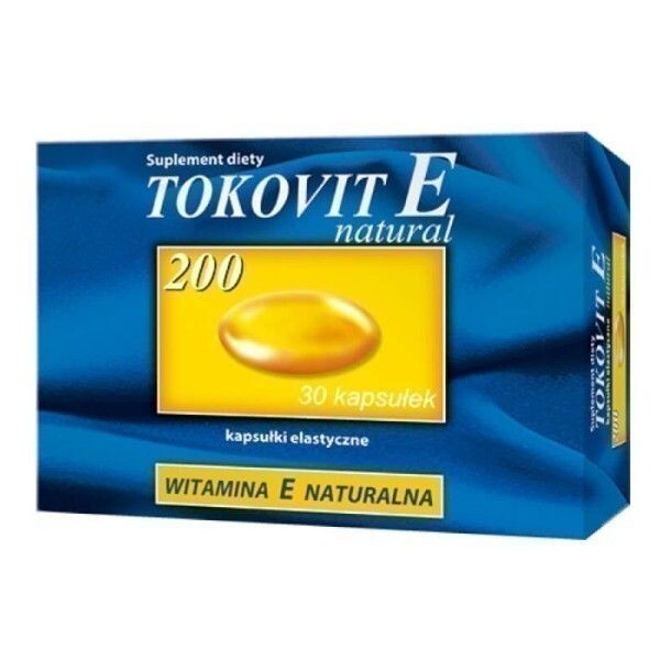 

Витамин Е в капсулах Tokovit E Natural 200 mg Kapsułki , 60 шт