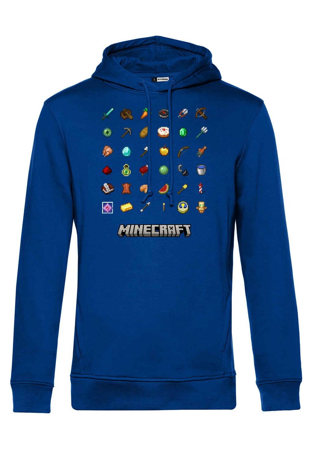 

Толстовка с капюшоном MINECRAFT ITEMS TEXTBOOK Henry Tiger, синий