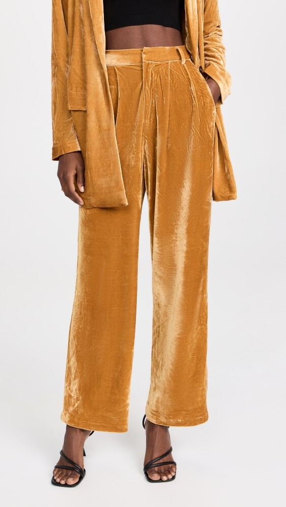 

Брюки endless rose Velvet Wide Leg, желтый