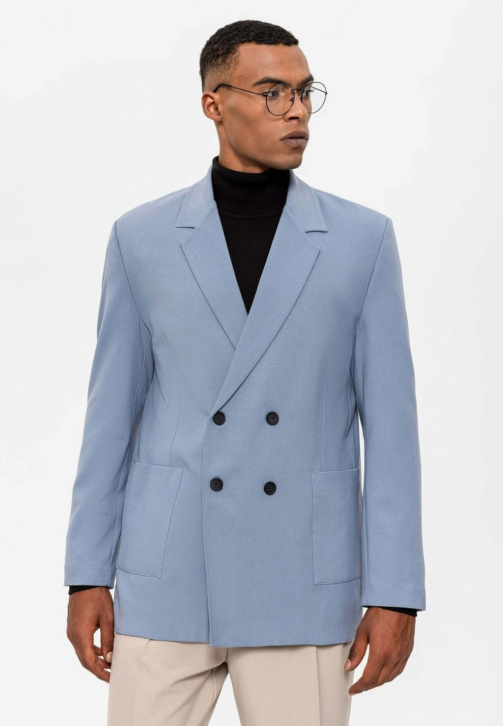 

Куртка LAPEL COLLAR BASIC Antioch, цвет light blue