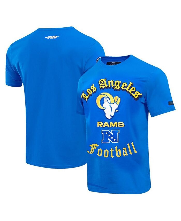 

Мужская футболка Royal Los Angeles Rams Old English Pro Standard, синий
