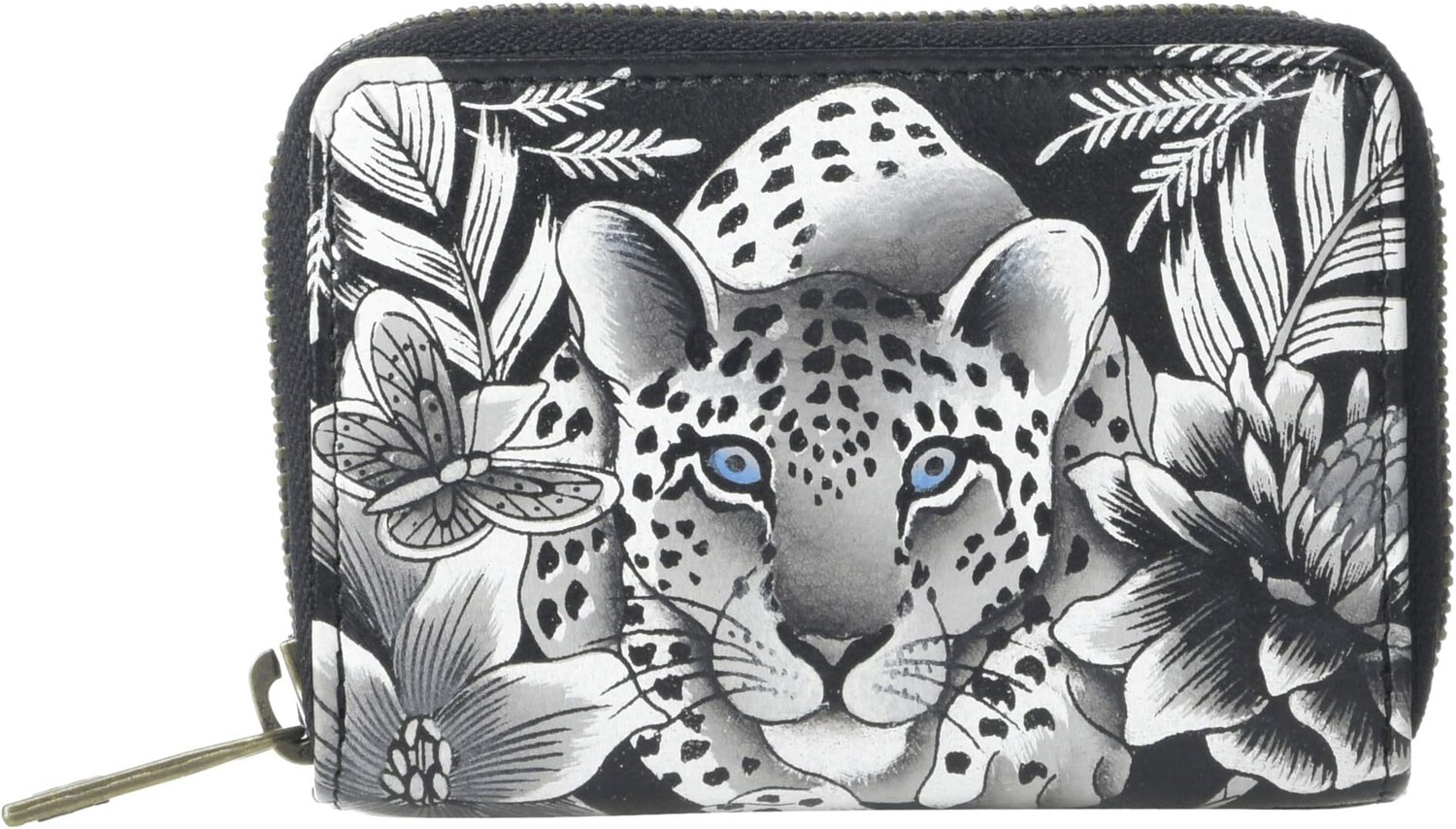

Кошелек Credit And Business Card Holder 1110 Anuschka, цвет Cleopatra's Leopard