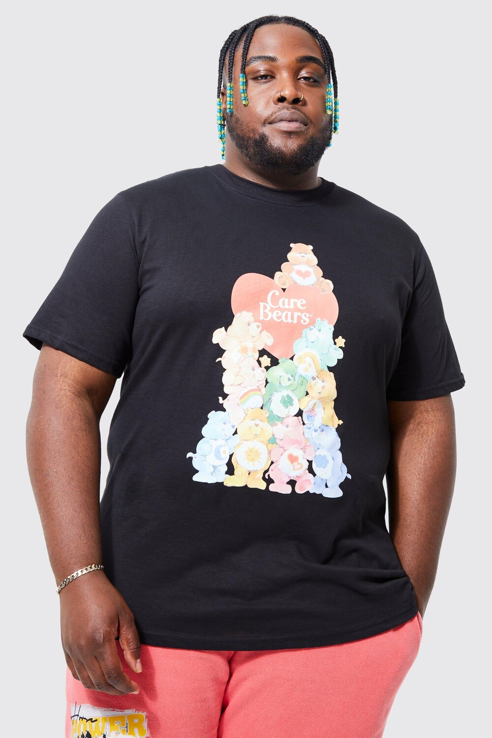 

Футболка plus care bears license Boohoo, черный