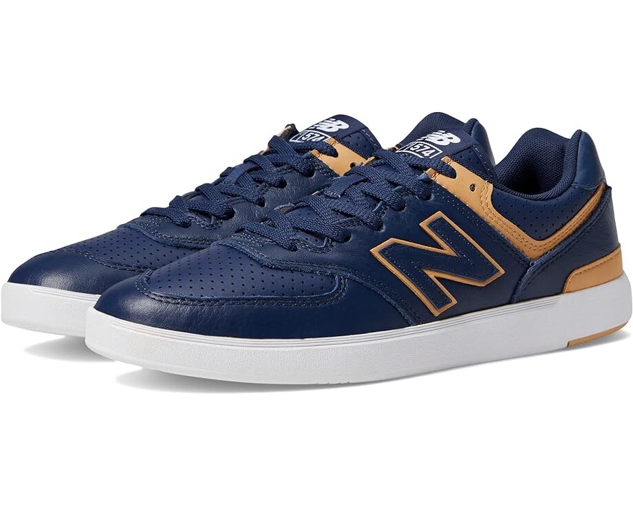 

Кроссовки New Balance Numeric 574 Court, цвет Navy/Tan
