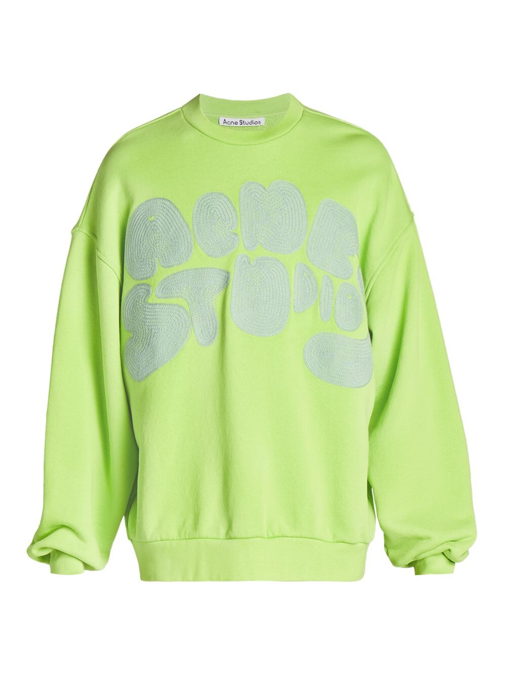 

Толстовка с логотипом Fyre Bubble Acne Studios, зеленый