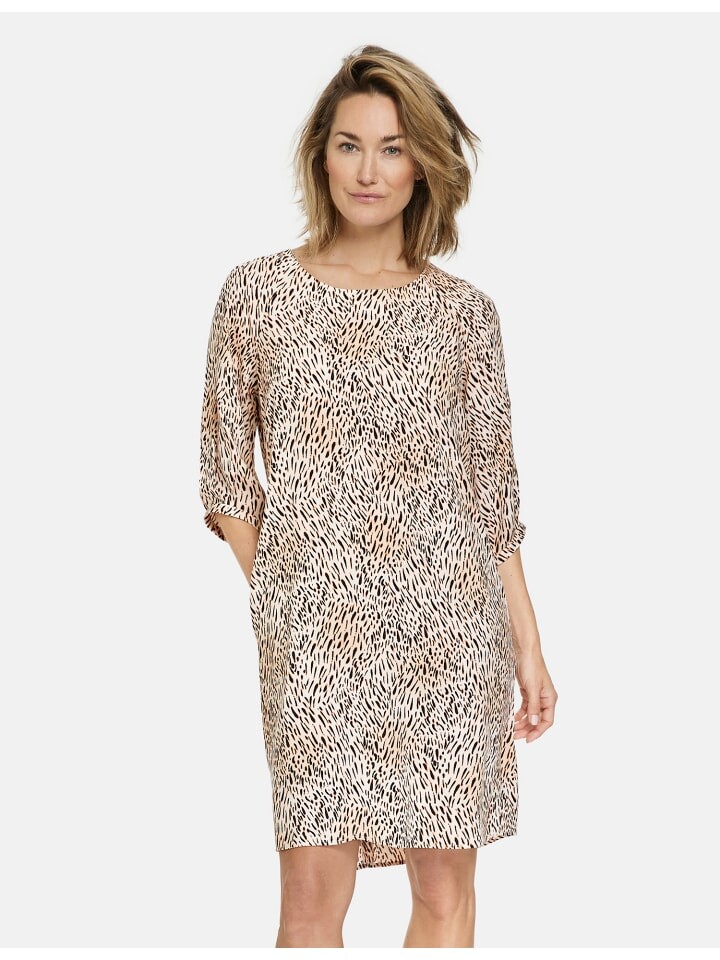 

Длинное платье Gerry Weber Gewebe, цвет ecru/weiss/schwarz druck