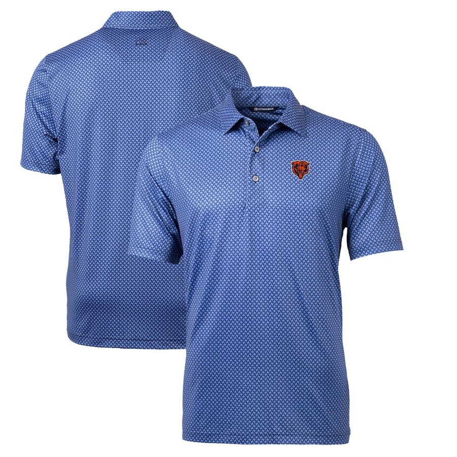 

Поло с коротким рукавом Cutter & Buck Chicago Bears, нави
