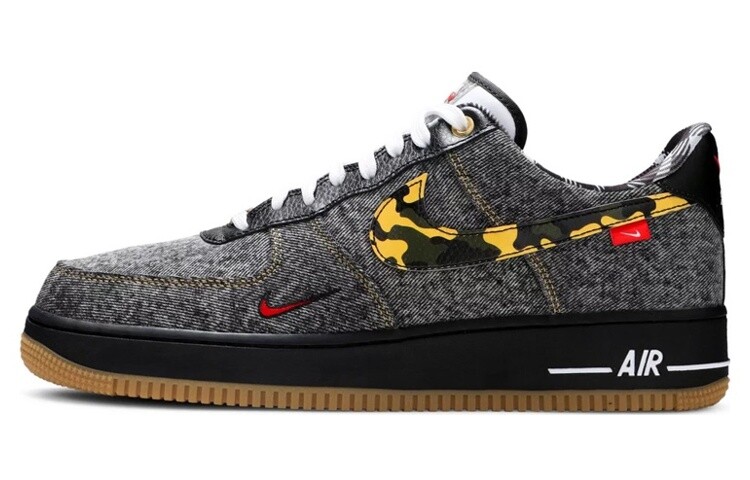 

Мужские кроссовки Nike Air Force 1 Low Skate Черный/Серый Джинсовый