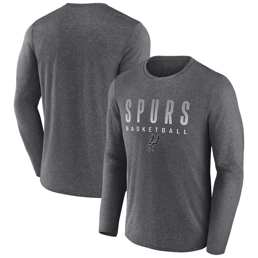 

Футболка с длинным рукавом Fanatics Branded San Antonio Spurs, угольный